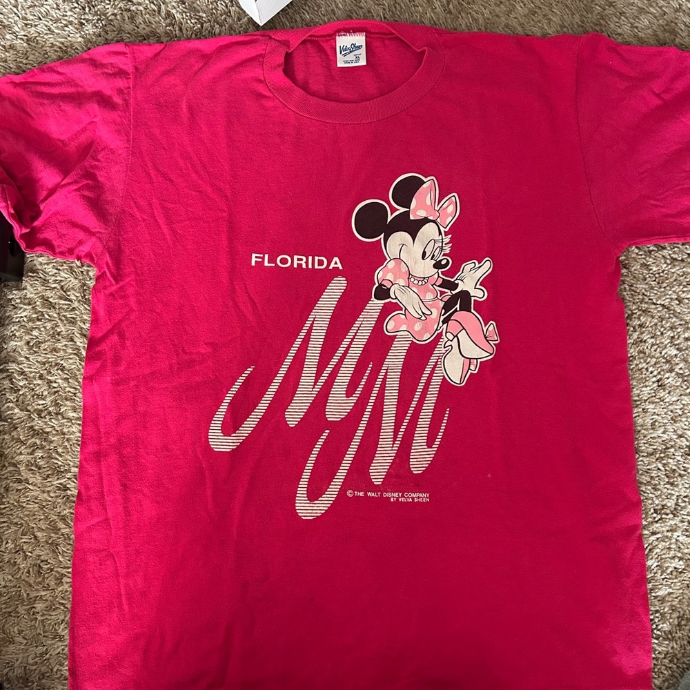 Disney Kids Minnie Mouse Pink Tee